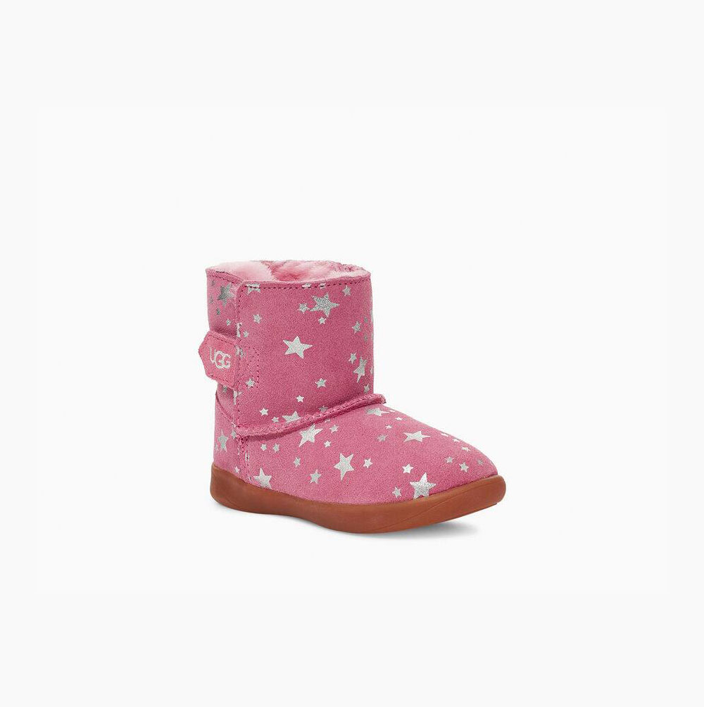 UGG Keelan Stars Pink Boots for Toddlers (JUHS20791)